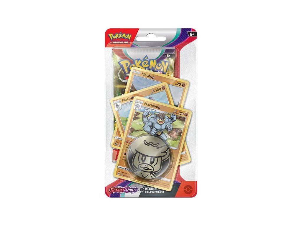 Pokemon TCG - Scarlet &amp; Violet Premium Checklane Blister - Machamp Evolution - 820650853364 - CrystalLotus.eu