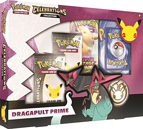 Pokemon TCG - Sword &amp; Shield Celebrations - Dragapult Prime Collection - 820650809385 - CrystalLotus.eu