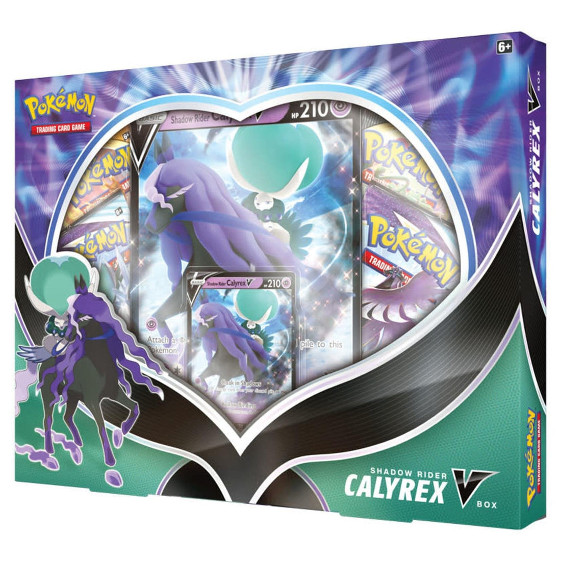 Pokemon TCG - Sword &amp; Shield - Shadow Rider Calyrex V Box - 820650809002 - CrystalLotus.eu