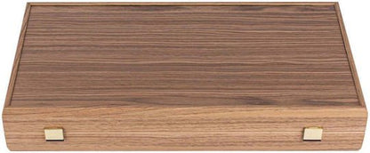 Premium Handcrafted Blue Oak Backgammon Set - Elegant Marquetry Design 48x52cm (by Manopoulos) (TKO1) - 5200430700784 - Crystal Lotus