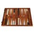 Premium Handcrafted Leatherette Crocodile Tote Backgammon Set - Caramel Brown, Rustic & Ivory 48x60cm (by Manopoulos) - 5200430717584 - Crystal Lotus