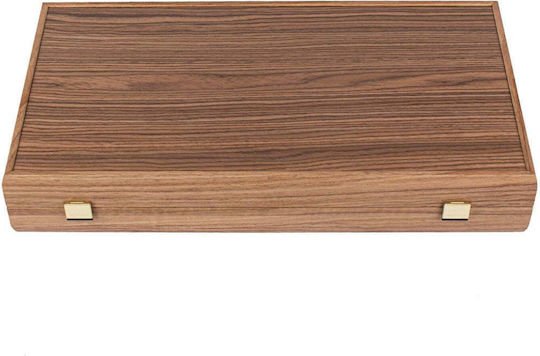 Premium Handcrafted Red Oak Backgammon Set - Elegant Marquetry Design 48x52cm (by Manopoulos) (TKR1) - 5200430700791 - Crystal Lotus