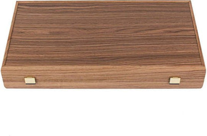 Premium Handcrafted Red Oak Backgammon Set - Elegant Marquetry Design 48x52cm (by Manopoulos) (TKR1) - 5200430700791 - Crystal Lotus