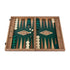 Premium Handcrafted Walnut with Green Oak Backgammon Set 48x60cm (by Manopoulos) - 5250000000063 - Crystal Lotus