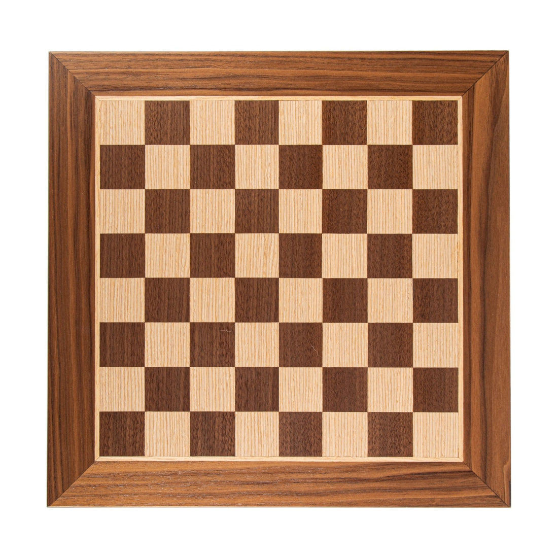Premium Wooden Chessboard Walnut 50x50cm (by Manopoulos) - 5250000000017 - Crystal Lotus