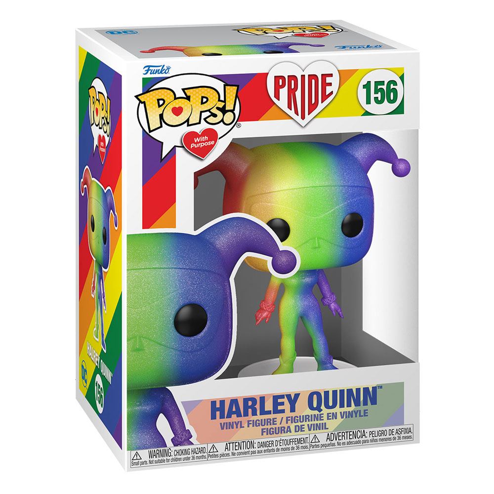 Pride 2022 DC Comics POP! Heroes Vinyl Figure Harley Quinn 9 cm - 889698658959 - CrystalLotus.eu