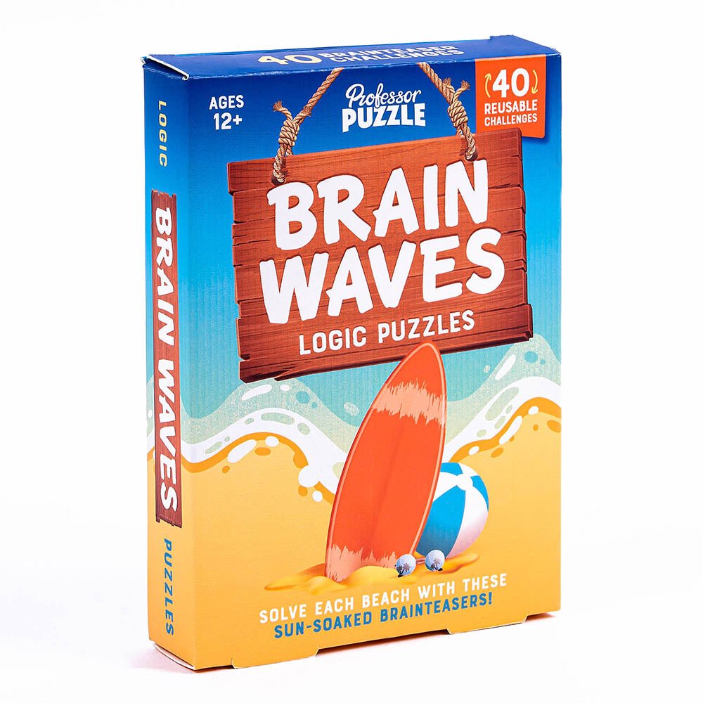 Professor Puzzle - Brain Teaser Brain Waves Logic Puzzles - 5056297265122 - Crystal Lotus