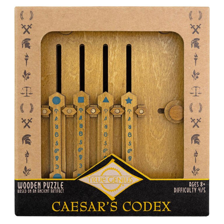 Project Genius - Brain Teaser Caesar’s Codex - 850013539215 - Crystal Lotus