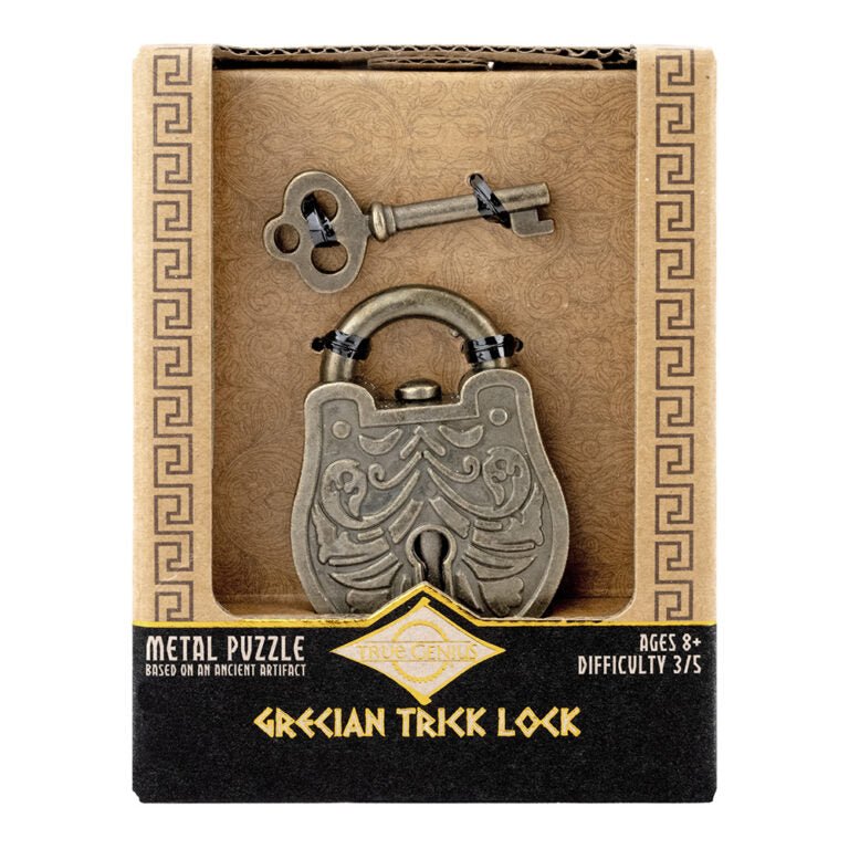 Project Genius - Brain Teaser Grecian Trick Lock - 850044215058 - Crystal Lotus