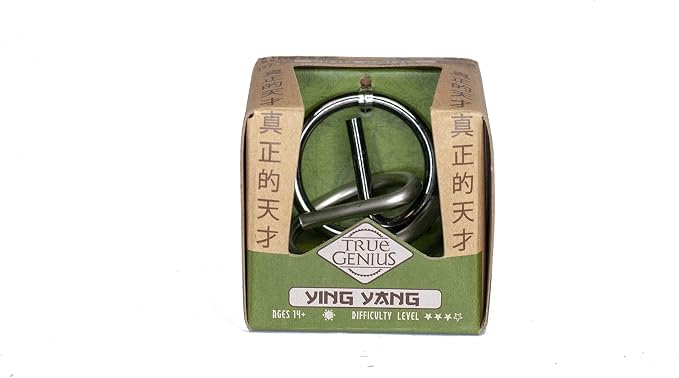 Project Genius - Brain Teaser True Genius: Ying Yang Puzzle - 852425006347 - Crystal Lotus