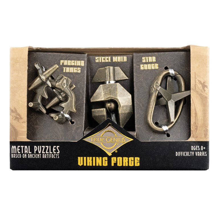 Project Genius - Brain Teaser Viking Forge 3-Pack - 850044215225 - Crystal Lotus