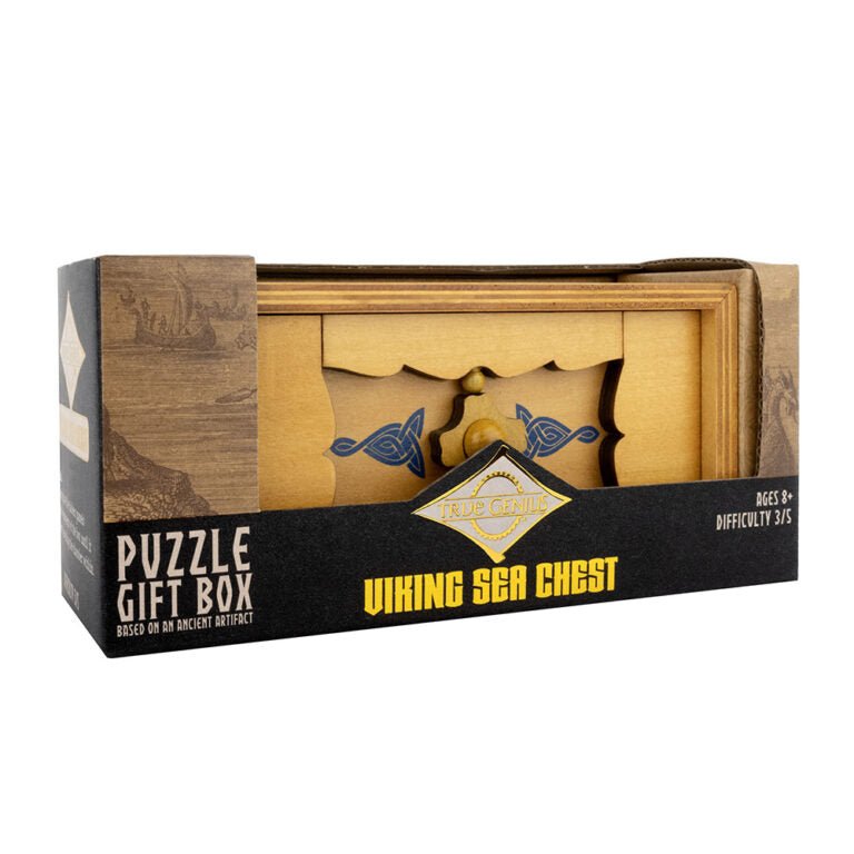 Project Genius - Brain Teaser Viking Sea Chest - 850013539789 - Crystal Lotus