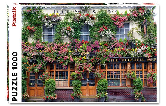 Pub in London Puzzle 1000 Pieces - 9001890553844 - CrystalLotus.eu