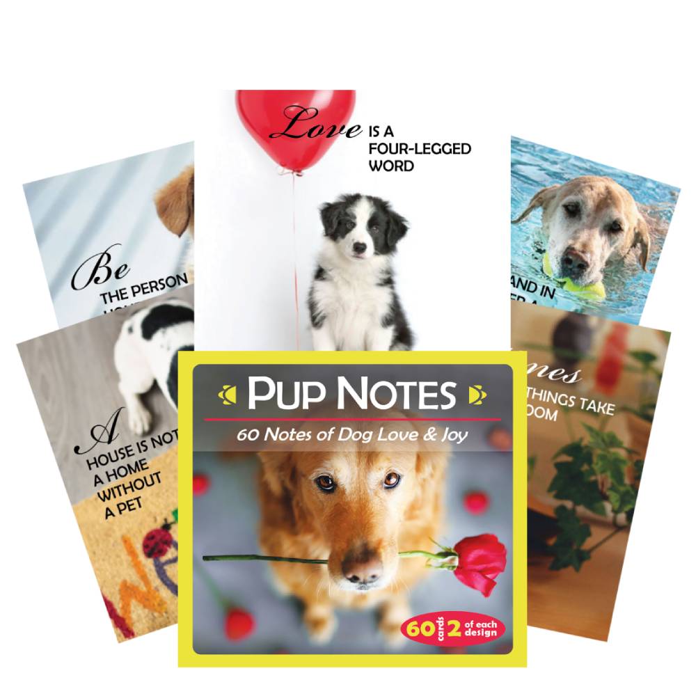 Pup Notes - 60 Notes Of Dog Love And Joy - 9781572819375 - CrystalLotus.eu