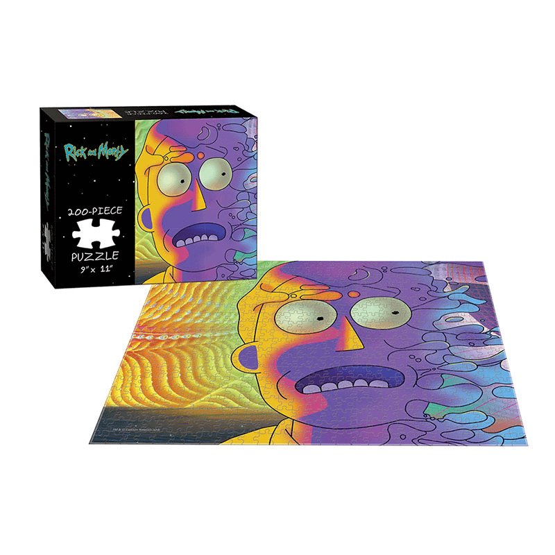 Puzzle (200pc) Rick and Morty : Psychedelic Jerry - 700304151766 - CrystalLotus.eu