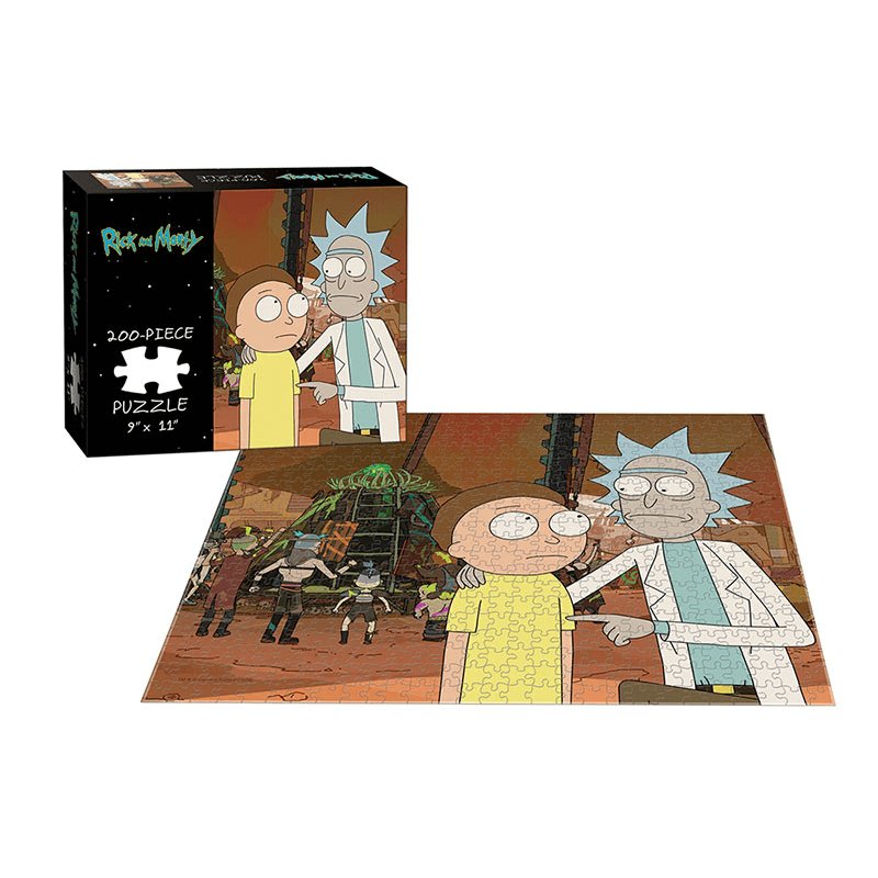 Puzzle (200pc) Rick and Morty : Rickmancing the Stone - 700304151650 - CrystalLotus.eu