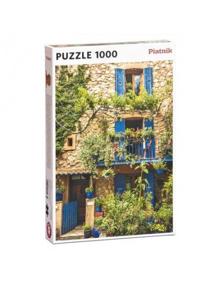 Puzzle: Blue Balcony (1000 Pieces) - 9001890556449 - CrystalLotus.eu