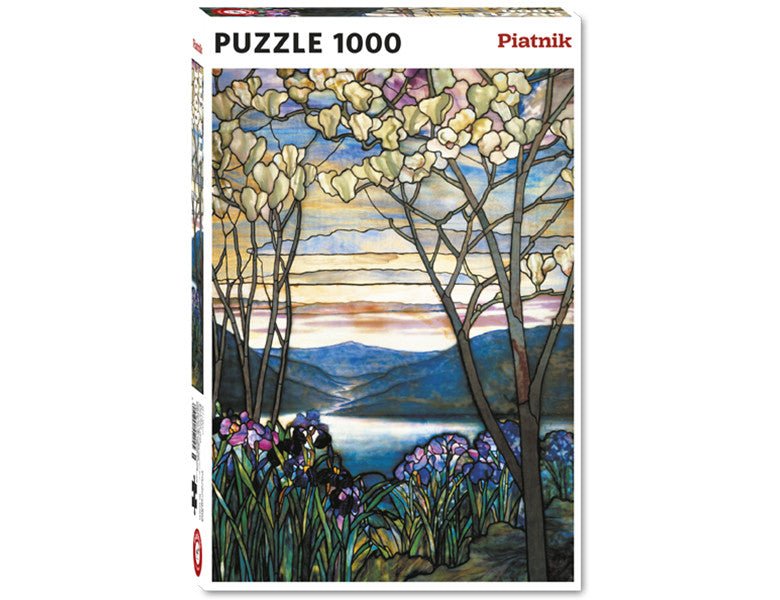 Puzzle - Tiffany - Magnolia and Iris (1000) - 9001890552045 - CrystalLotus.eu