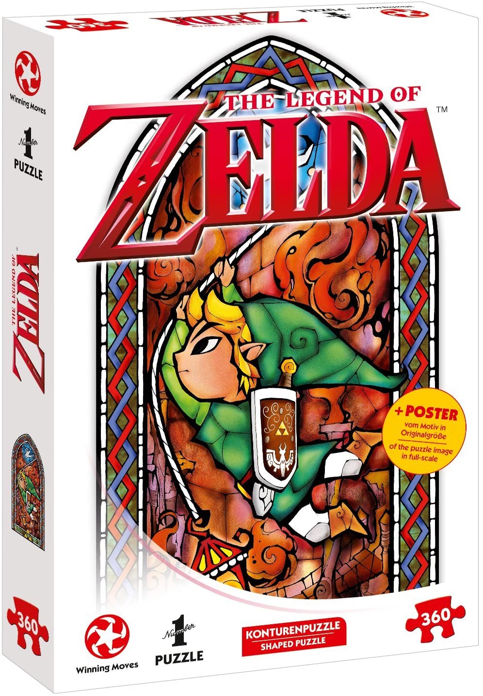 Puzzle - Zelda Link - Adventurer, 360 pc - 4035576011392 - CrystalLotus.eu