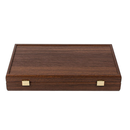 Luxury Poker Set in Dark Walnut Wooden Replica Handcrafted Case (by Manopoulos) (PXL20.300)