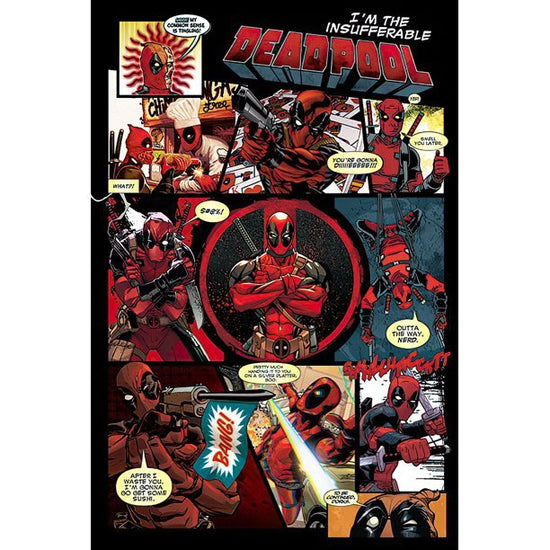 Pyramid Door Posters - Deadpool (Panels) - 5050574202435 - CrystalLotus.eu