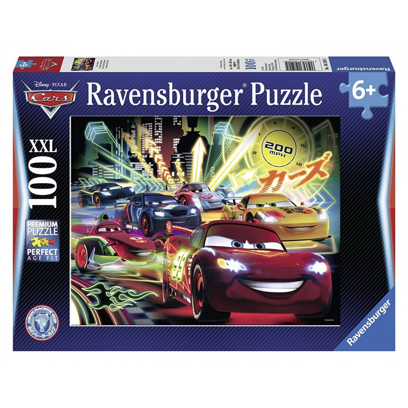 Ravensburger (10520) &quot;Cars Néon&quot; - 100 pieces puzzle - 4005556105205 - CrystalLotus.eu