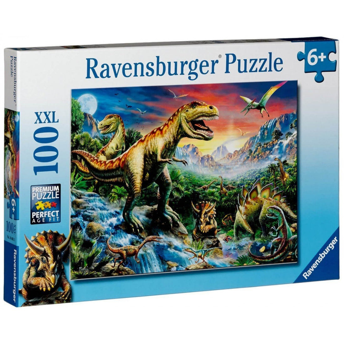 Ravensburger (10665) Time of the Dinosaurs Puzzle 100 pieces - 4005556106653 - CrystalLotus.eu