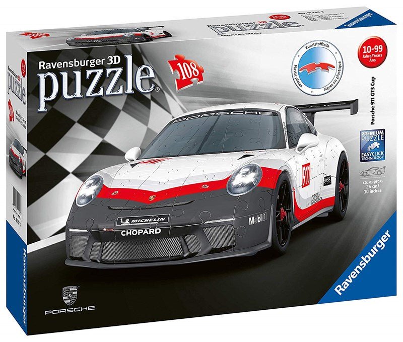 Ravensburger (11147) &quot;Porsche 911 GT3 Cup&quot; - 108 pieces puzzle - 4005556111473 - CrystalLotus.eu