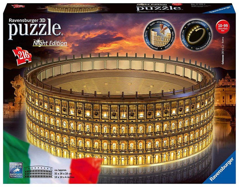 Ravensburger (11148) &quot;The Coliseum&quot; - 216 pieces puzzle - 4005556111480 - CrystalLotus.eu