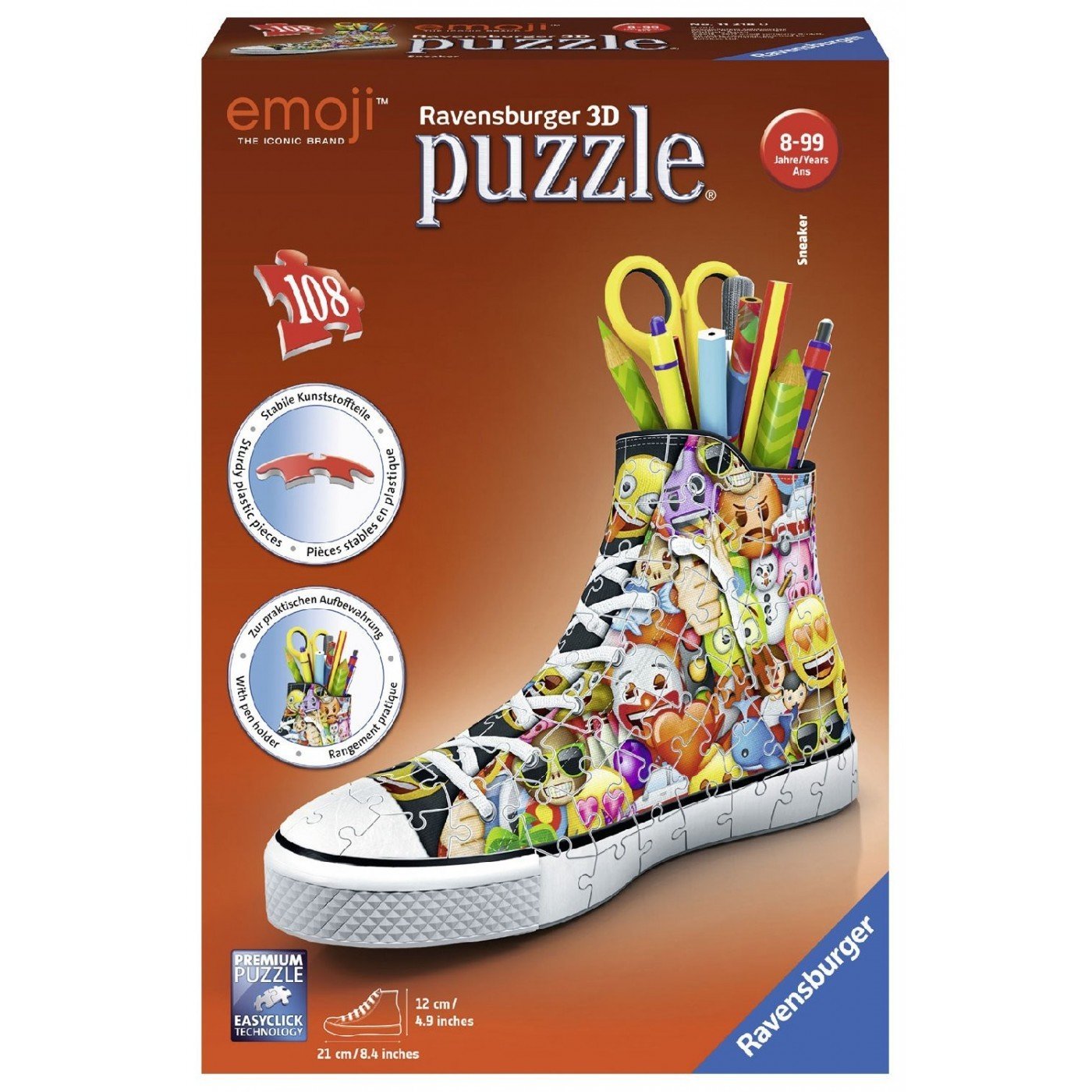 Ravensburger (11218) 3D Puzzle - Sneaker Emoji - 4005556112180 - CrystalLotus.eu