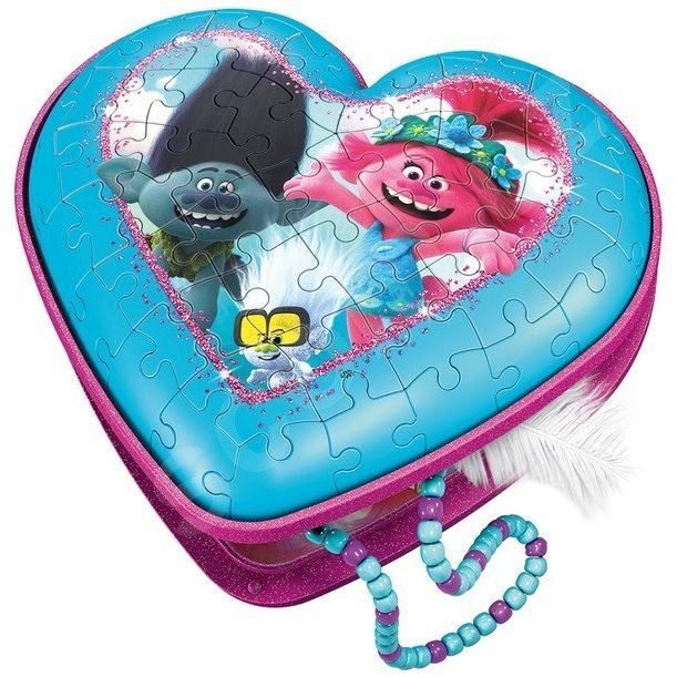 Ravensburger (11232) Puzzle Heart Box: Trolls - 4005556112326 - CrystalLotus.eu