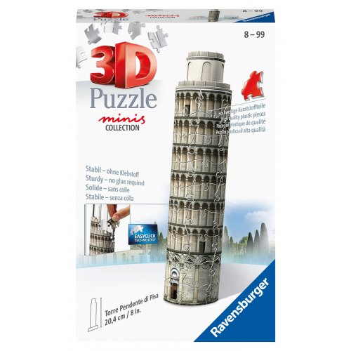 Ravensburger (11247) Puzzle - Mini Tower of Pisa 54pc - 4005556112470 - CrystalLotus.eu