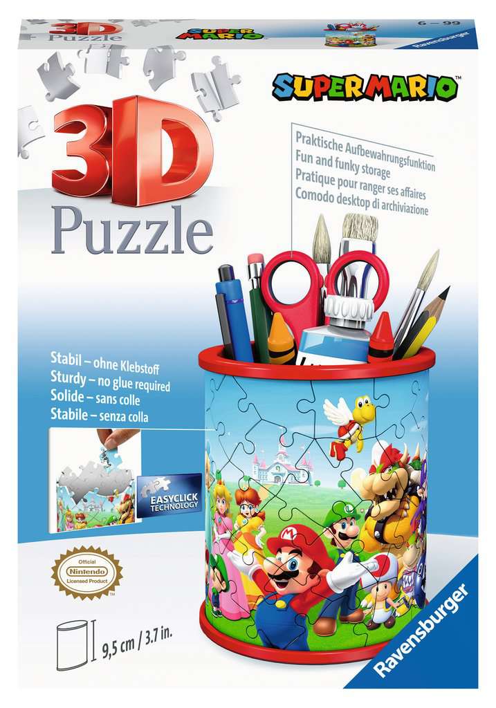 Ravensburger (11255) 3D Puzzle - Organizer - Pencil Stand Super Mario - 4005556112555 - CrystalLotus.eu