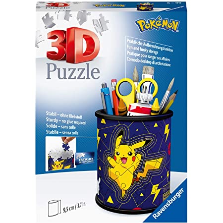 Ravensburger (11257) 3D - Pencil Cup - Pokemon - 54 piece - 4005556112579 - CrystalLotus.eu