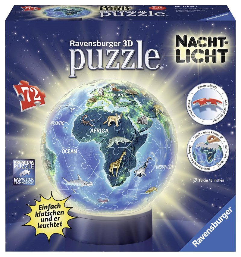 Ravensburger (11844) &quot;World&quot; - 72 pieces puzzle - 4005556118441 - CrystalLotus.eu