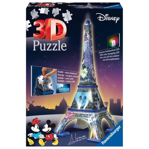 Ravensburger (12520) 3D Puzzle Eiffel Tower Disney - 4005556125203 - CrystalLotus.eu