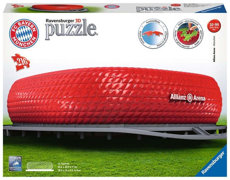 Ravensburger (12526) &quot;Allianz Arena&quot; - 216 pieces puzzl - 4005556125265 - CrystalLotus.eu