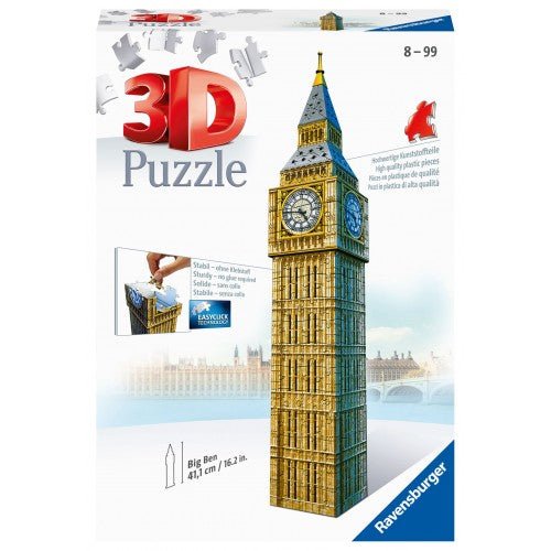 Ravensburger (12554) 3D Puzzle Big Ben - 4005556125548 - CrystalLotus.eu