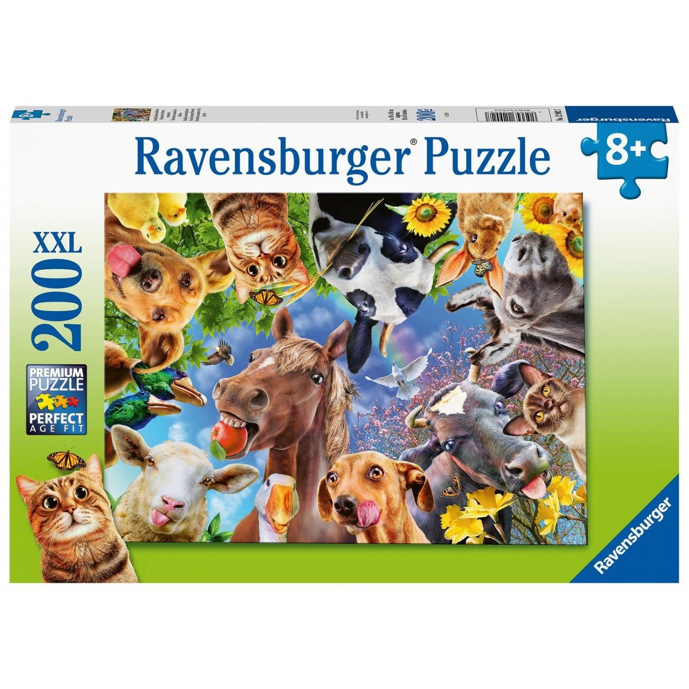 Ravensburger (12902) 200Xxl Pcs Puzzle Funny Animals - 4005556129027 - CrystalLotus.eu