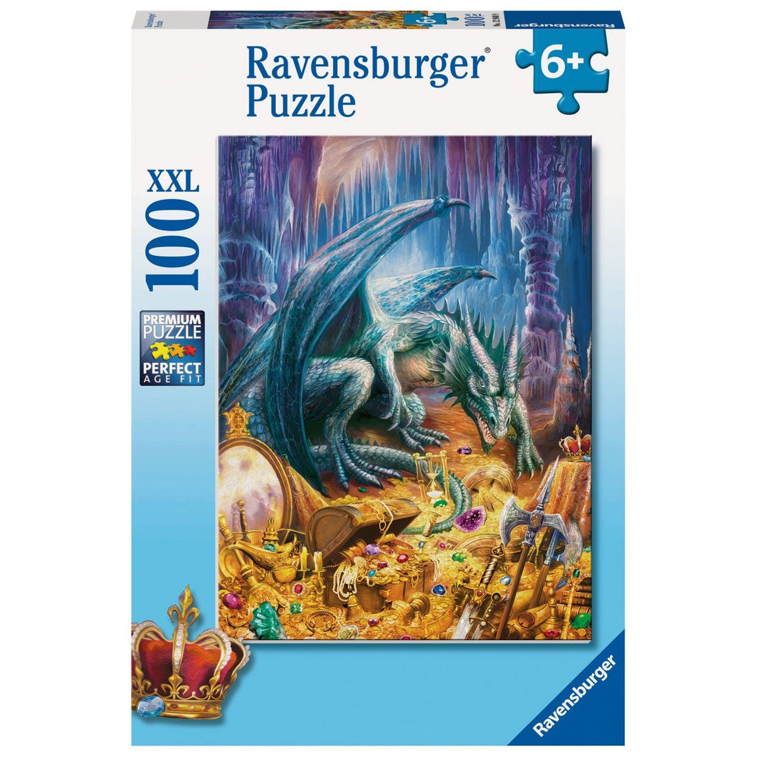 Ravensburger (12940) 100Xxl Pcs Puzzle Dragon - 4005556129409 - CrystalLotus.eu