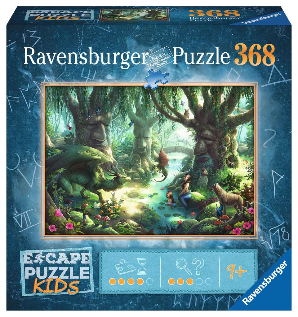 Ravensburger (12955) Puzzle - Exit Puzzle Kids - The Magical Forest - 368 piece - 4005556129553 - CrystalLotus.eu