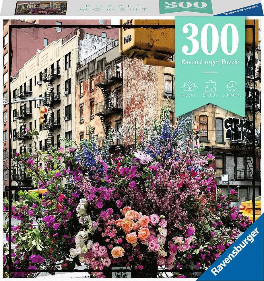 Ravensburger (12964) Puzzle - Flowers in New York 300pc - 4005556129645 - CrystalLotus.eu