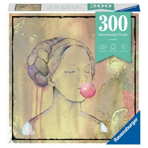 Ravensburger (12966) Puzzle - Bubblegumlady 300pc - 4005556129669 - CrystalLotus.eu