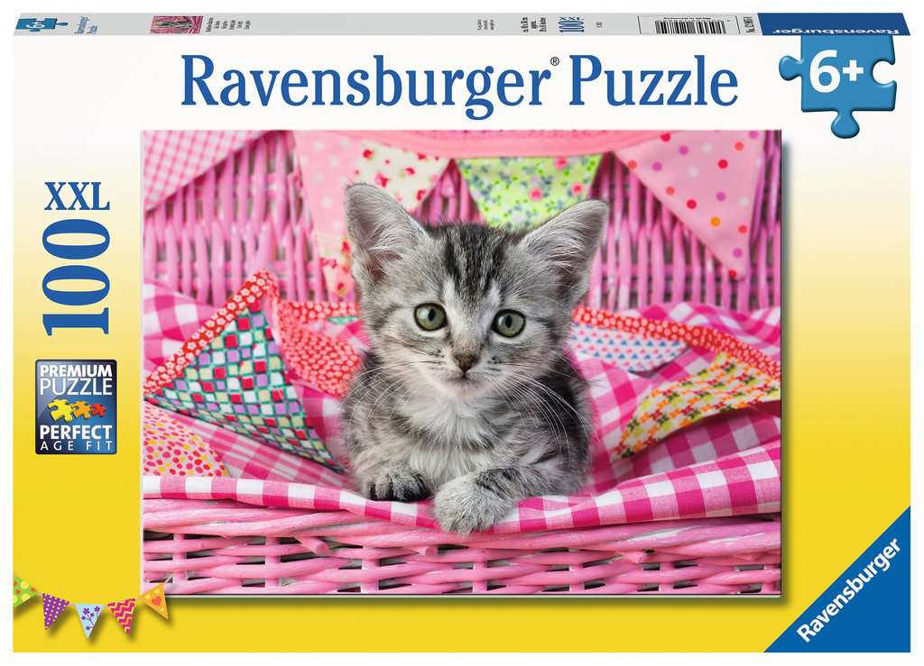 Ravensburger (12985) Comfortable Cat 100pc XXL - 4005556129850 - CrystalLotus.eu