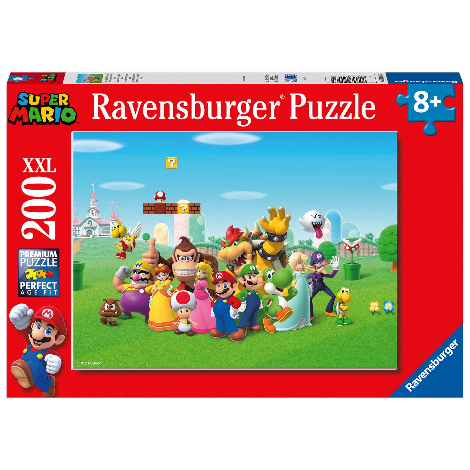 Ravensburger (12993) Super Mario Adventure 200pc XXL - 4005556129935 - CrystalLotus.eu