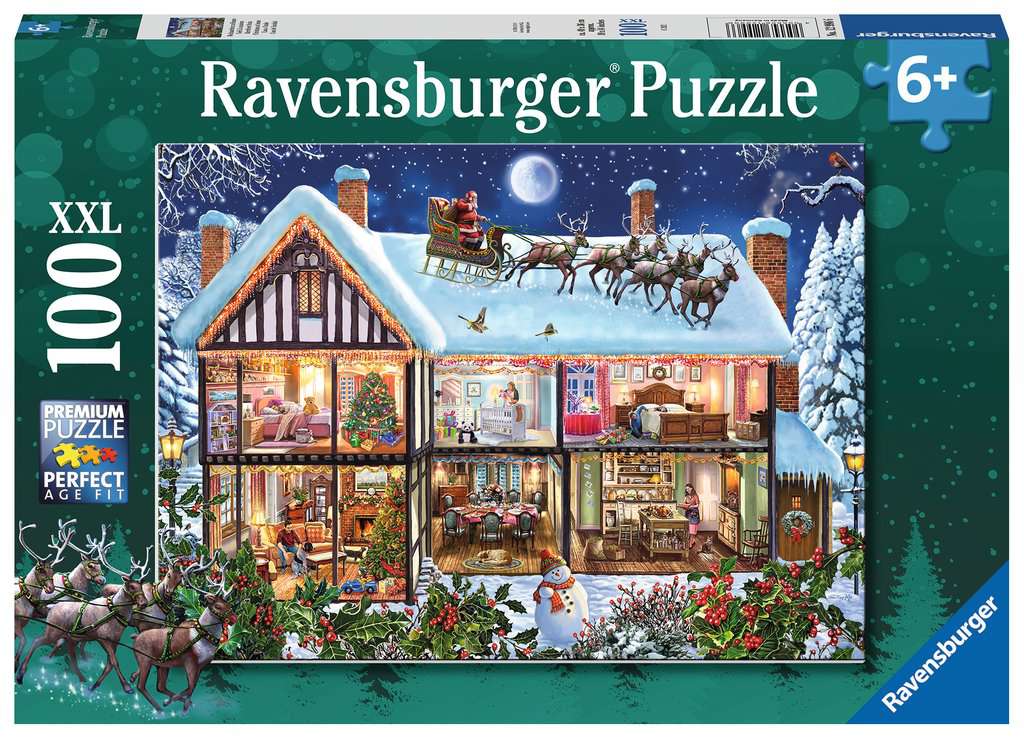 Ravensburger (12996) Christmas at Home 100pc XXL - 4005556129966 - CrystalLotus.eu