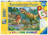 Ravensburger (13695) "World of Dinosaurs + Colouring Booklet" - 100 pieces puzzle - 4005556136957 - CrystalLotus.eu