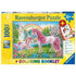 Ravensburger (13698) "Magical Unicorns + Coloring Book" - 100 pieces puzzle - 4005556136988 - CrystalLotus.eu