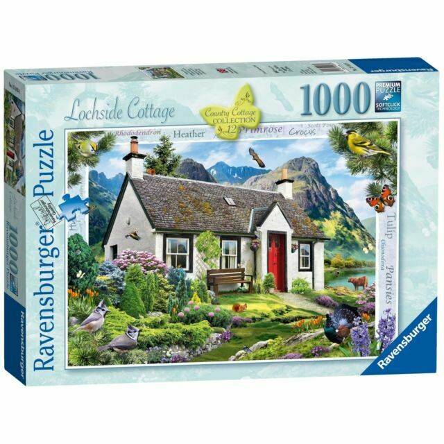 Ravensburger (139897) Country Cottage Collection No.13 - Railway Cottage, 1000 piece Jigaw Puzzle - 4005556139897 - CrystalLotus.eu