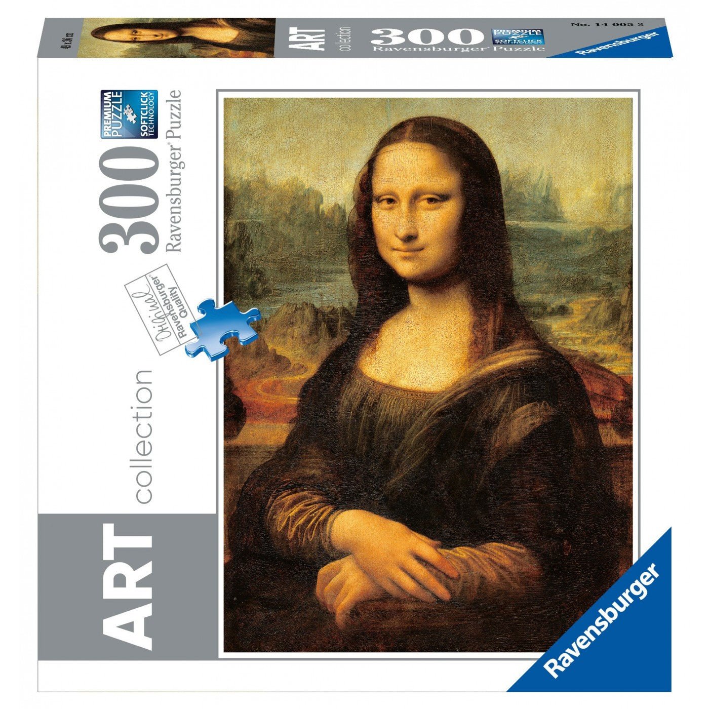 Ravensburger (14005) 300 Pcs Puzzle Art Collection Mona Lisa - 4005556140053 - CrystalLotus.eu